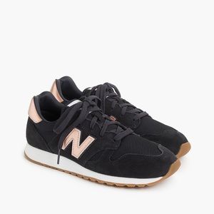 New Balance 520 Navy and Rose Gold Sneakers